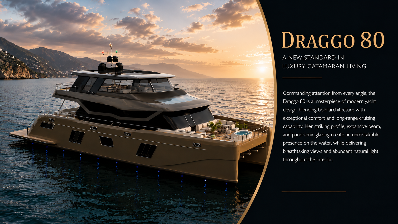 80ft power catamaran for sale – Draggo 80