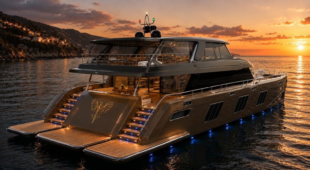 Draggo 80 luxury power catamaran by Showboats Marine