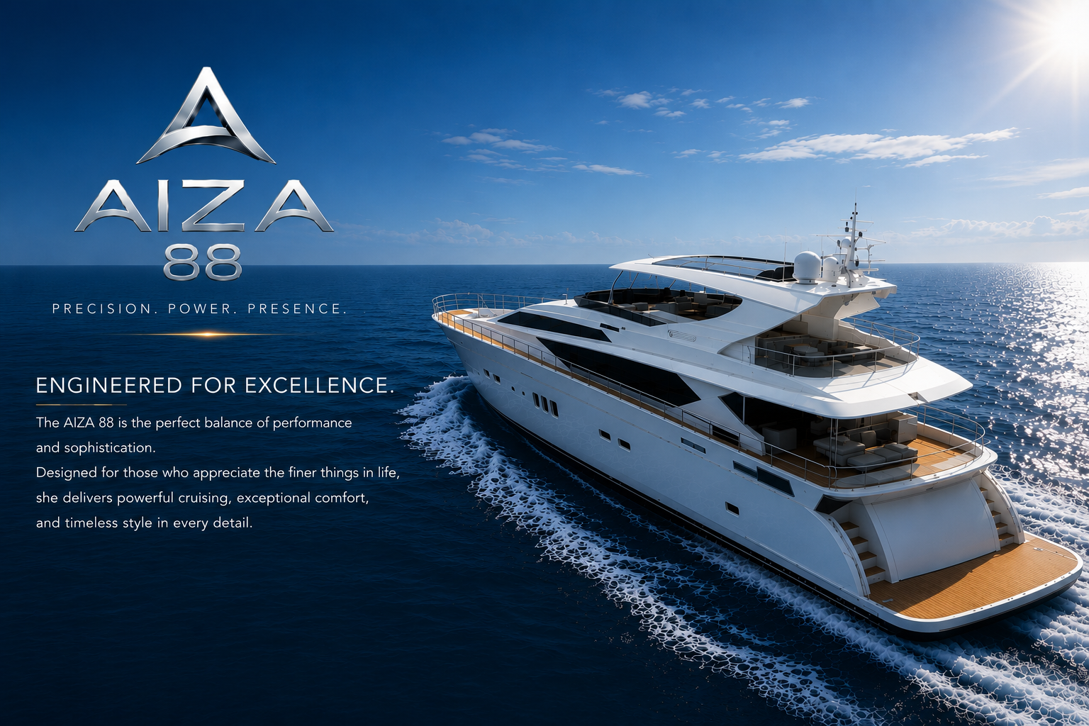 88ft motor yacht for sale – Aiza 88