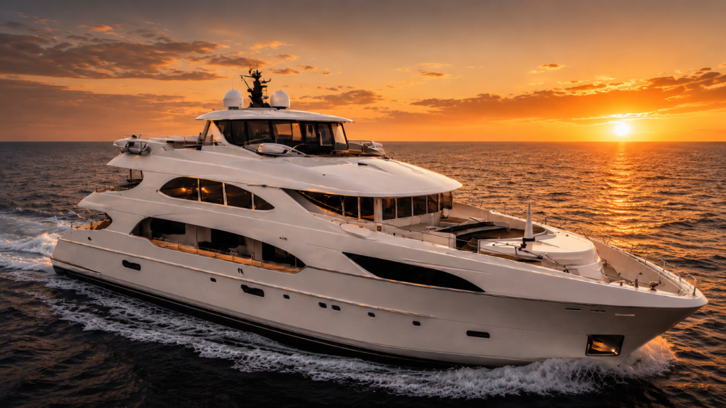 132ft 40m luxury superyacht for sale by Showboats Marine